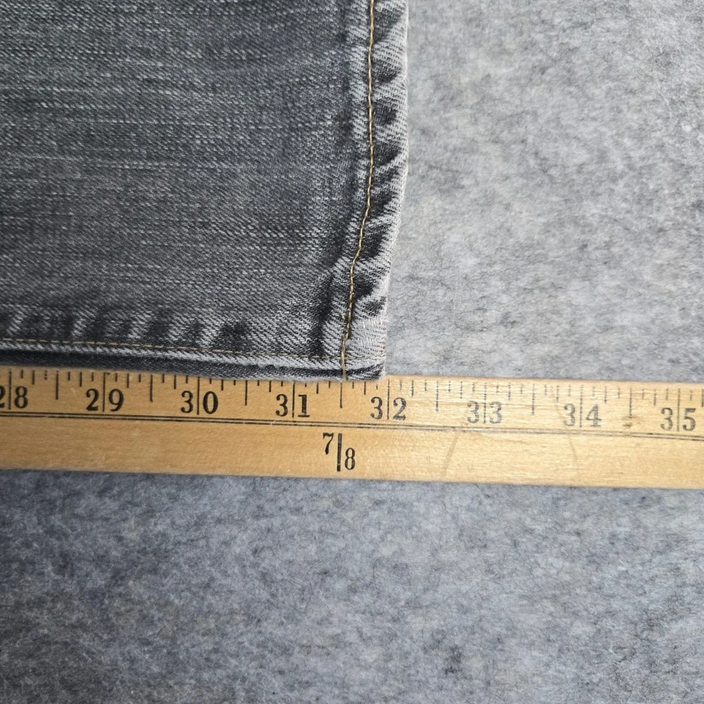 Uniqlo Mens Black S-003 Straight Leg Jeans 29x32